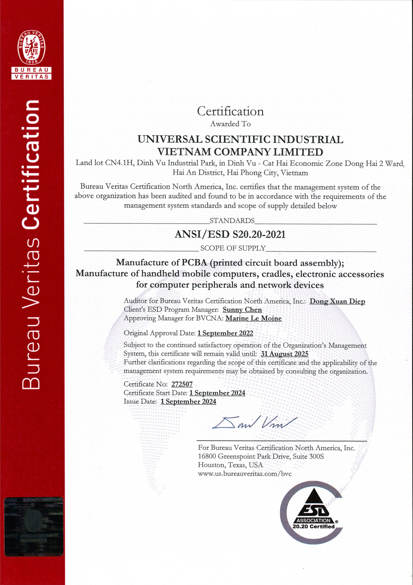 Universal Scientific Industrial